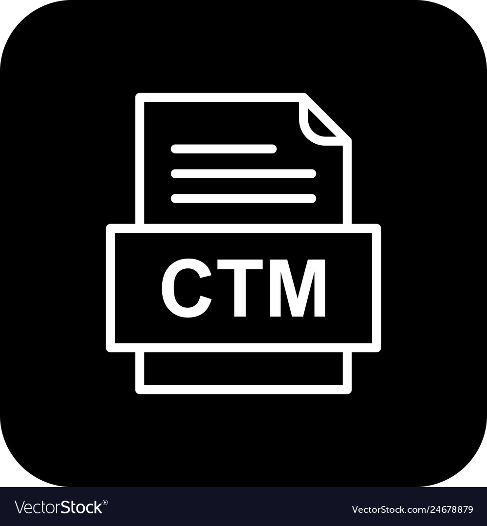 Ctm file document icon