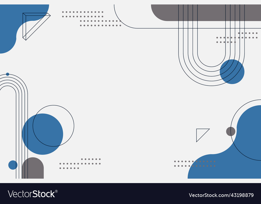 Geometric background in retro style design