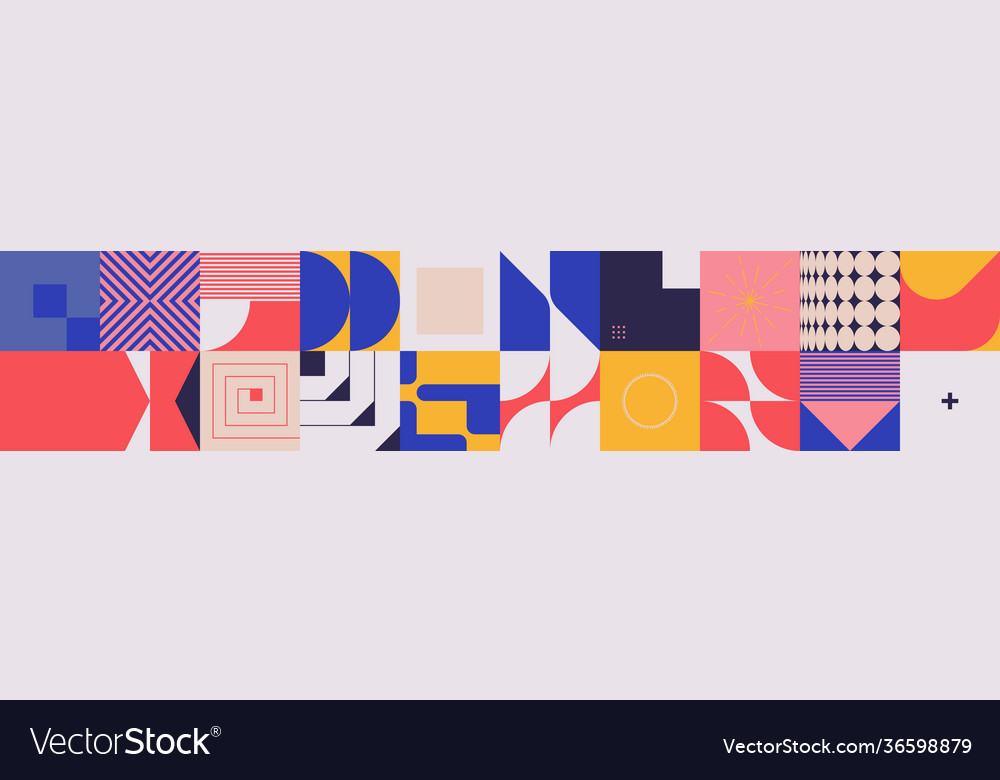 Horizontal abstract pattern design