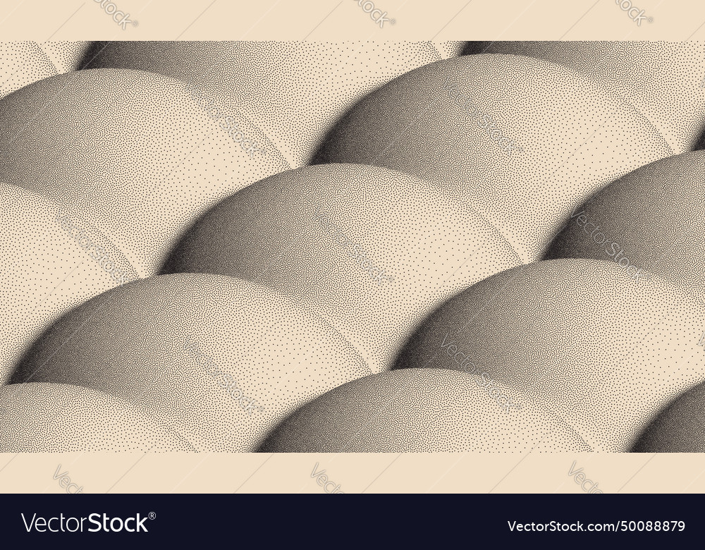 Pattern with spherical volume shapes background