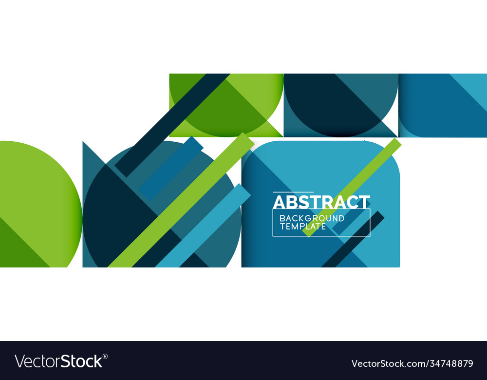 Simple circles and triangles abstract background Vector Image Simple circles and triangles abstract background