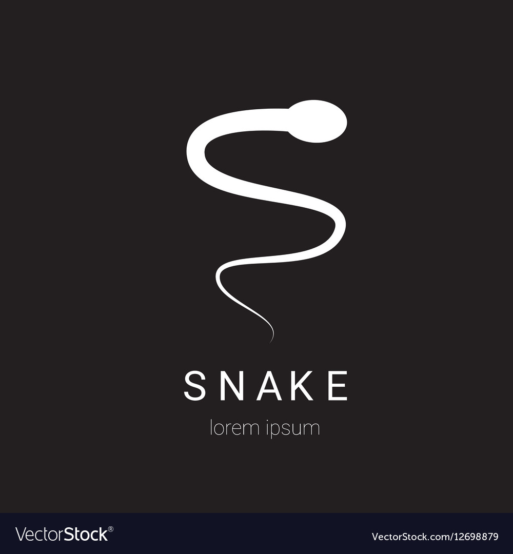 Snake simple logo design element