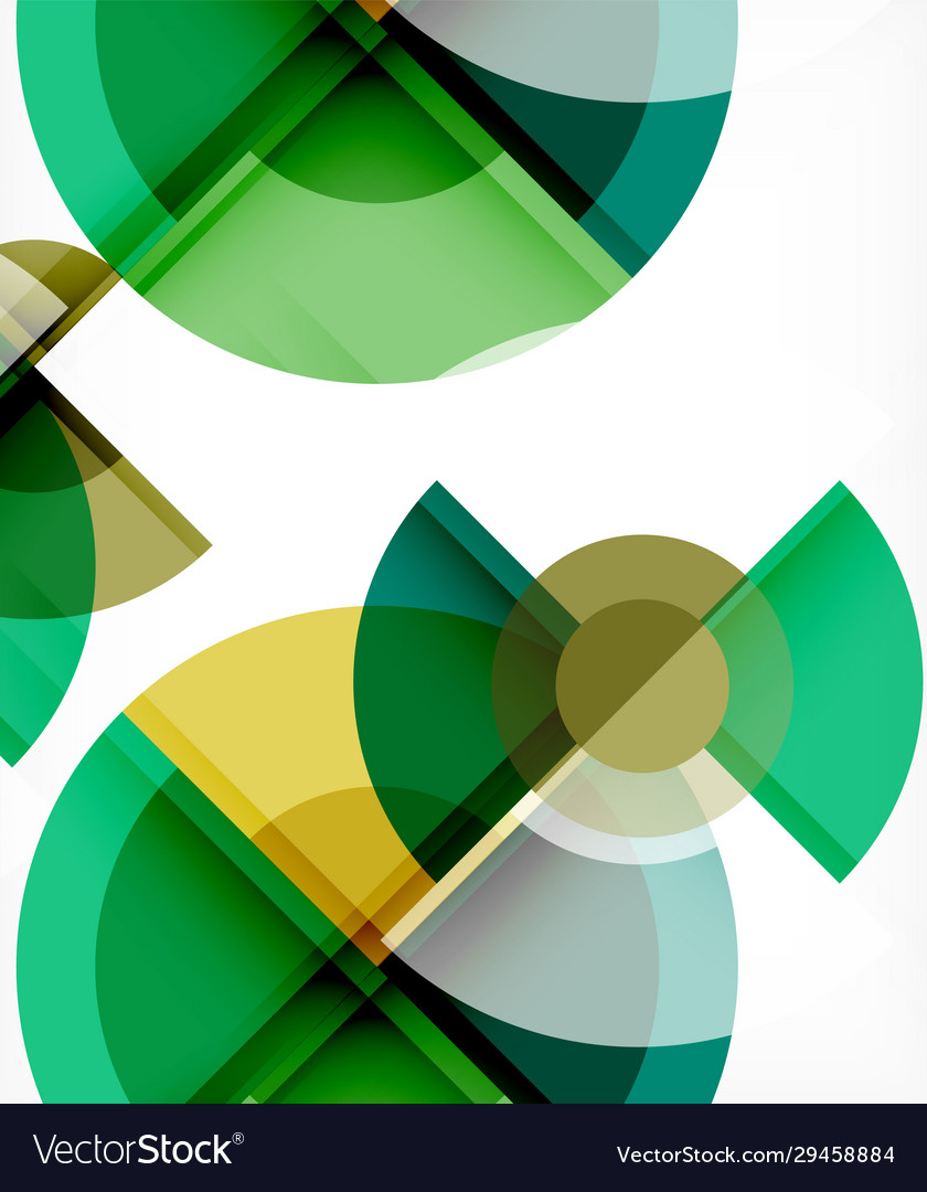 Abstract background circle and triangle design vector image Abstract background circle and triangle design