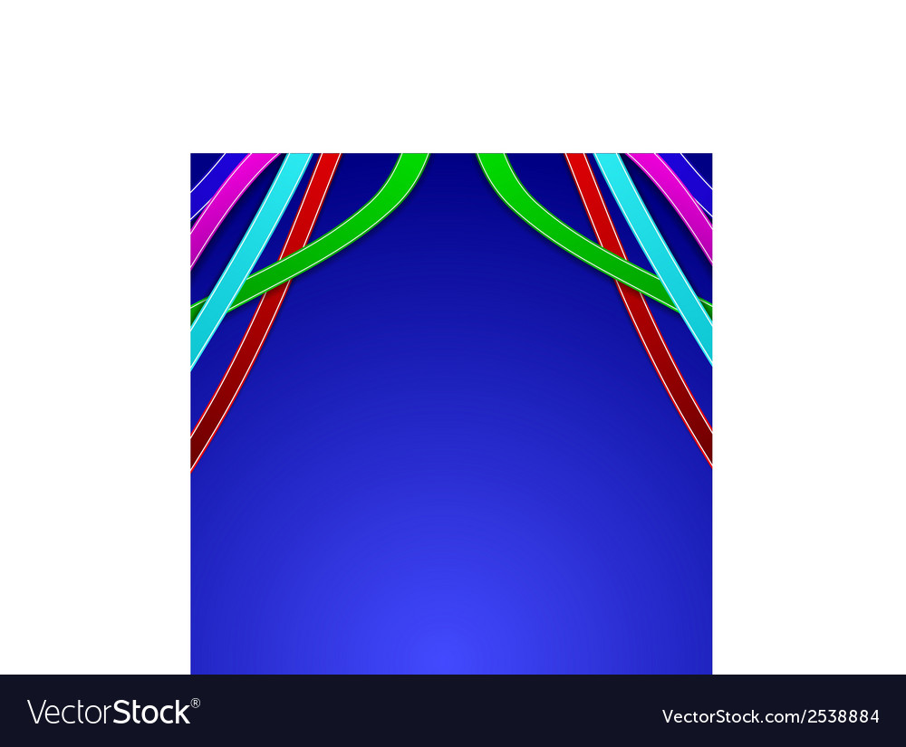 Abstract background with colored lines