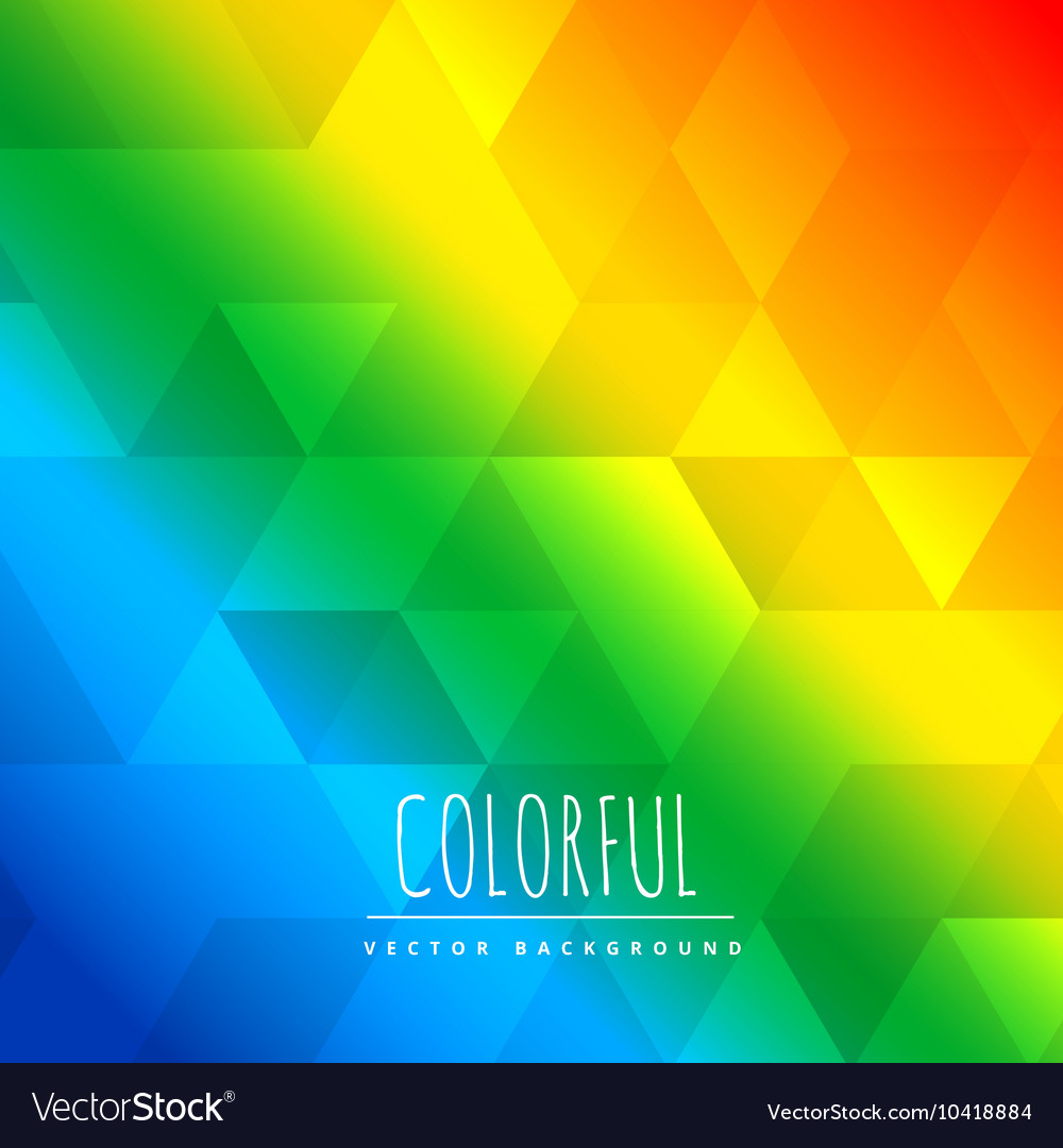 Abstract coilorful background with triangle