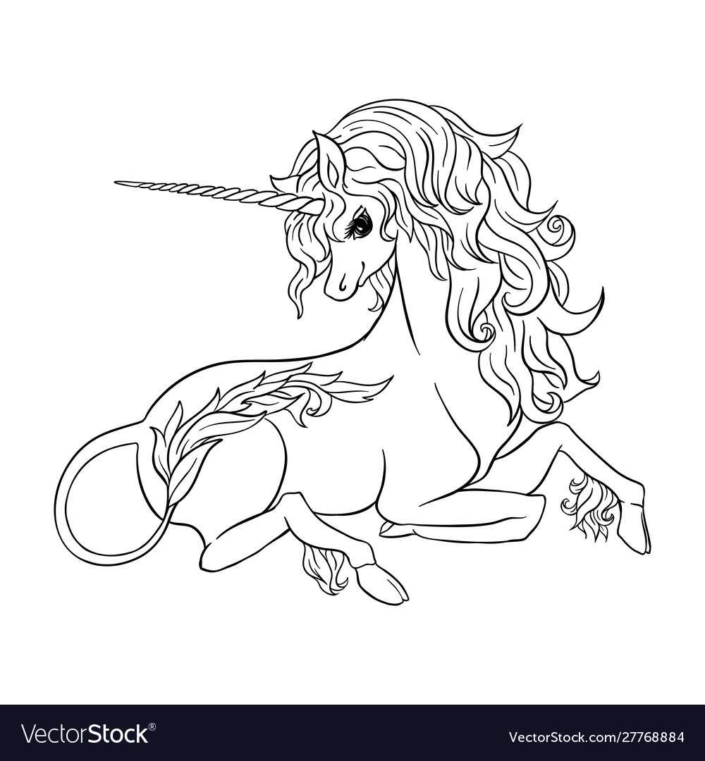 Unicorn Royalty Free Vector Image - VectorStock