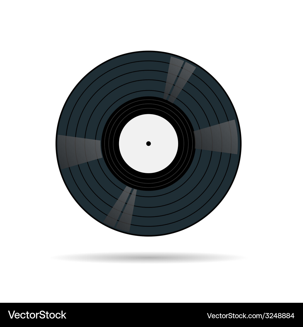 Vinyl record Royalty Free Vector Image - VectorStock