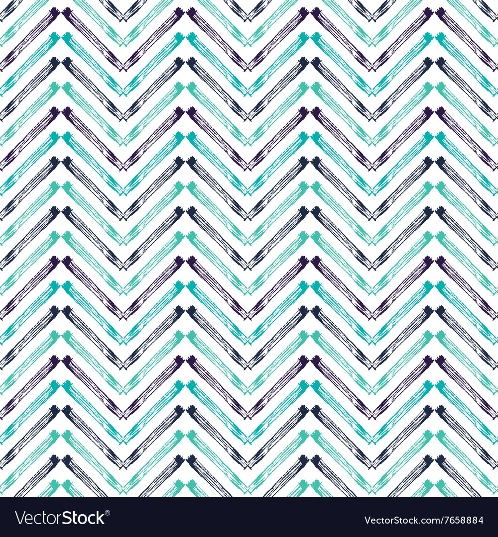 Zigzag Brushstroke Pattern