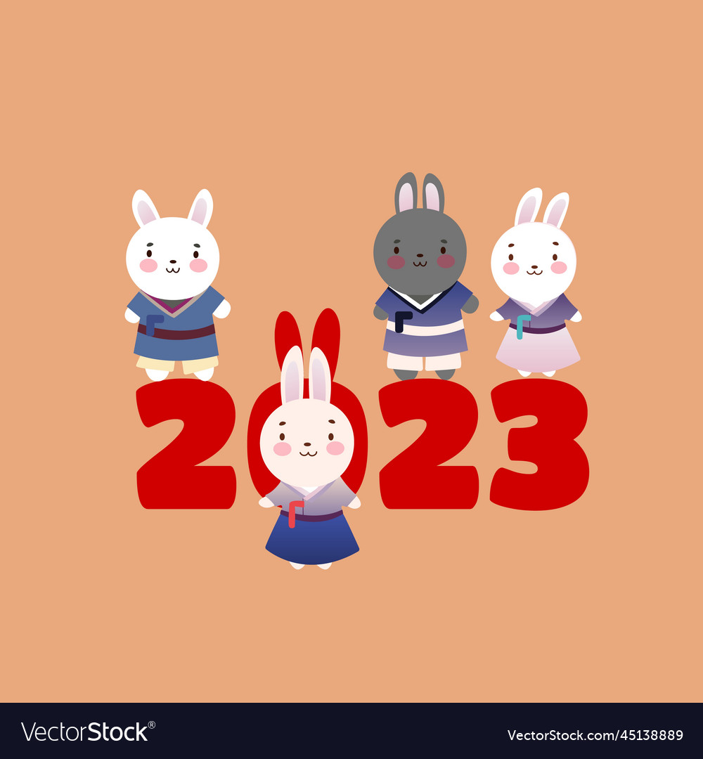 2023 gyemyo year new s rabbit character