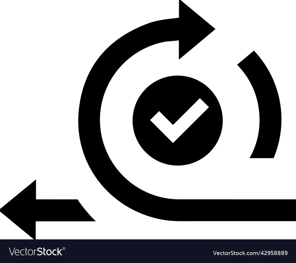 Agile iteration scrum icon black