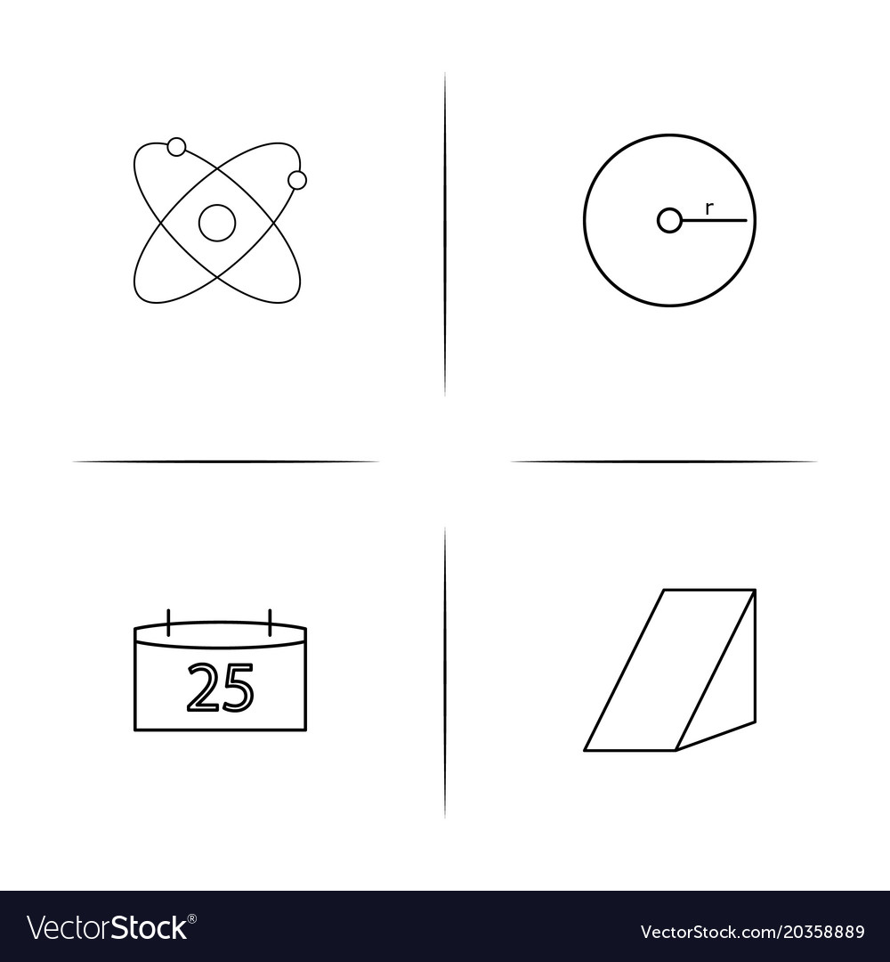 Education and science simple linear icon