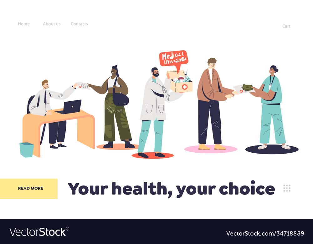 Fill for health insurance services concept