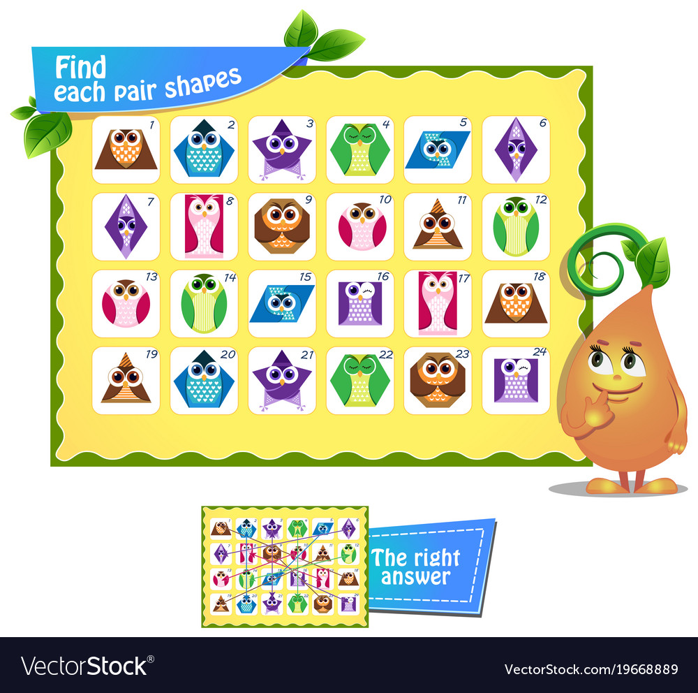 Find pair shapes