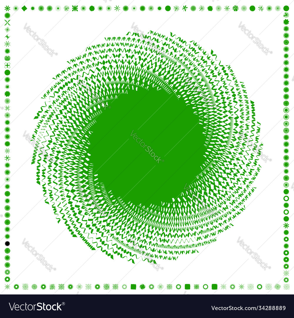 Green organic-angular geometric generative art Vector Image Green organic-angular geometric generative art
