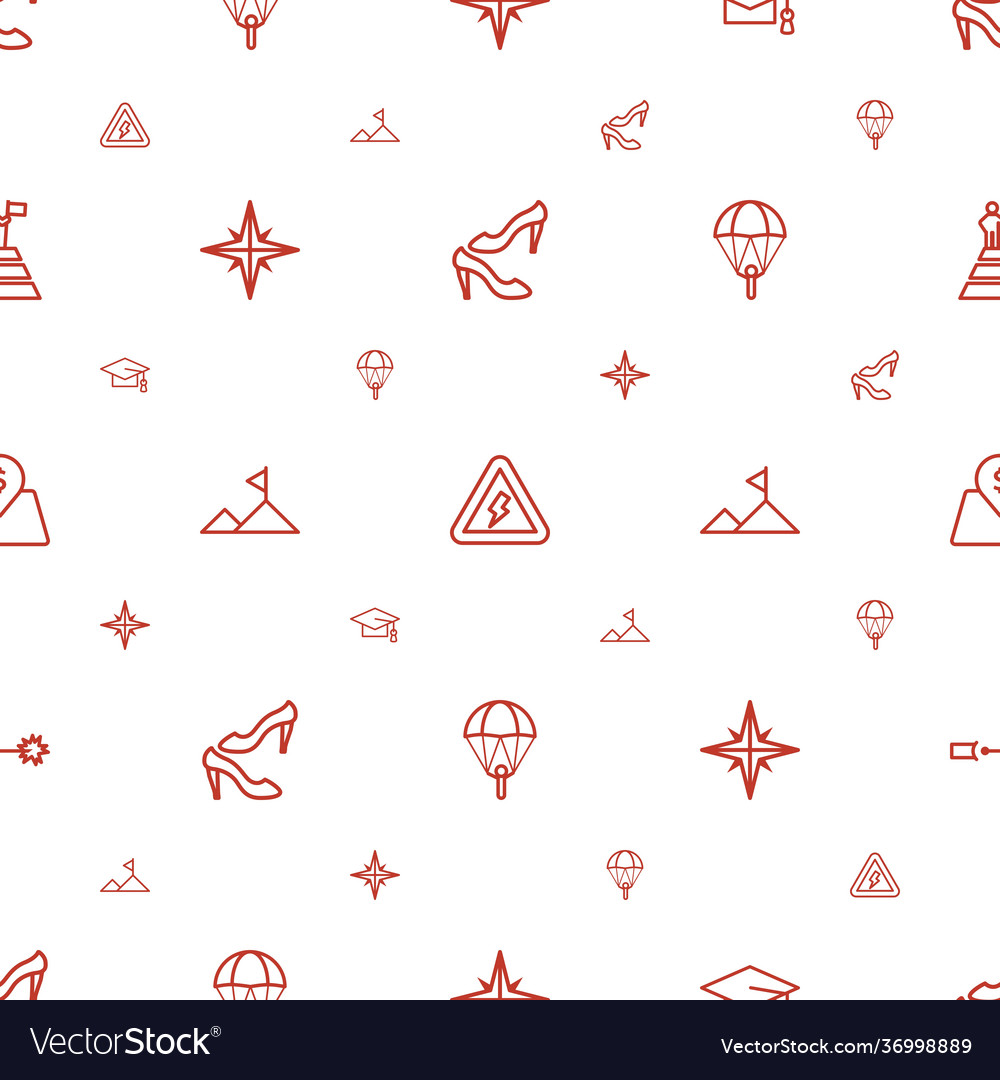 High icons pattern seamless white background