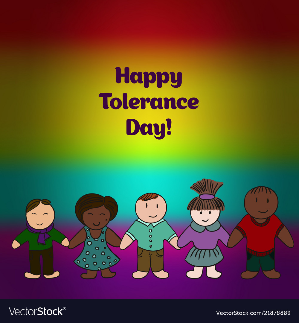 International day for tolerance bright picture