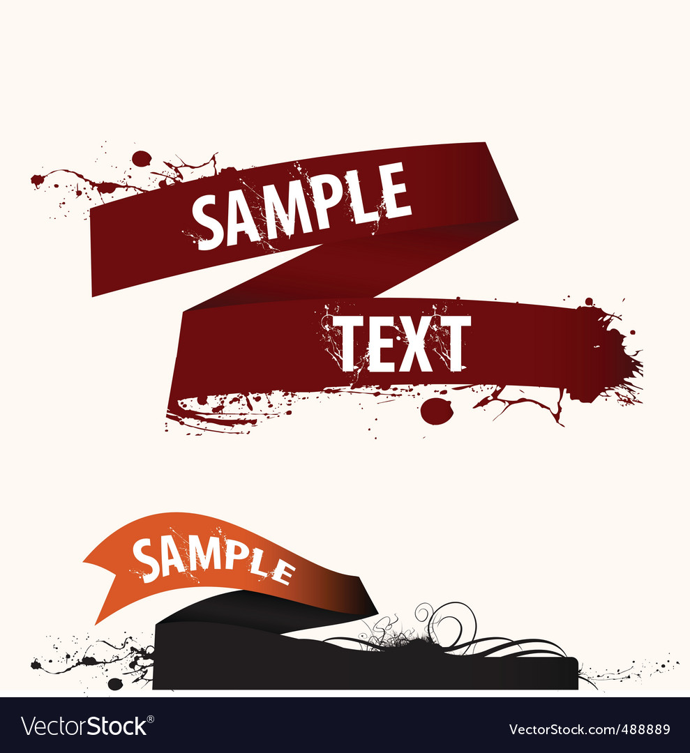 Text frame ribbon