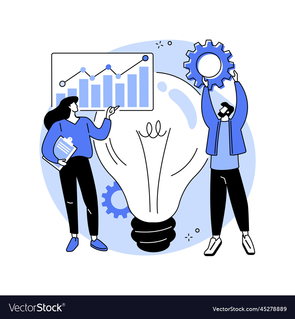 Vision statement abstract concept
