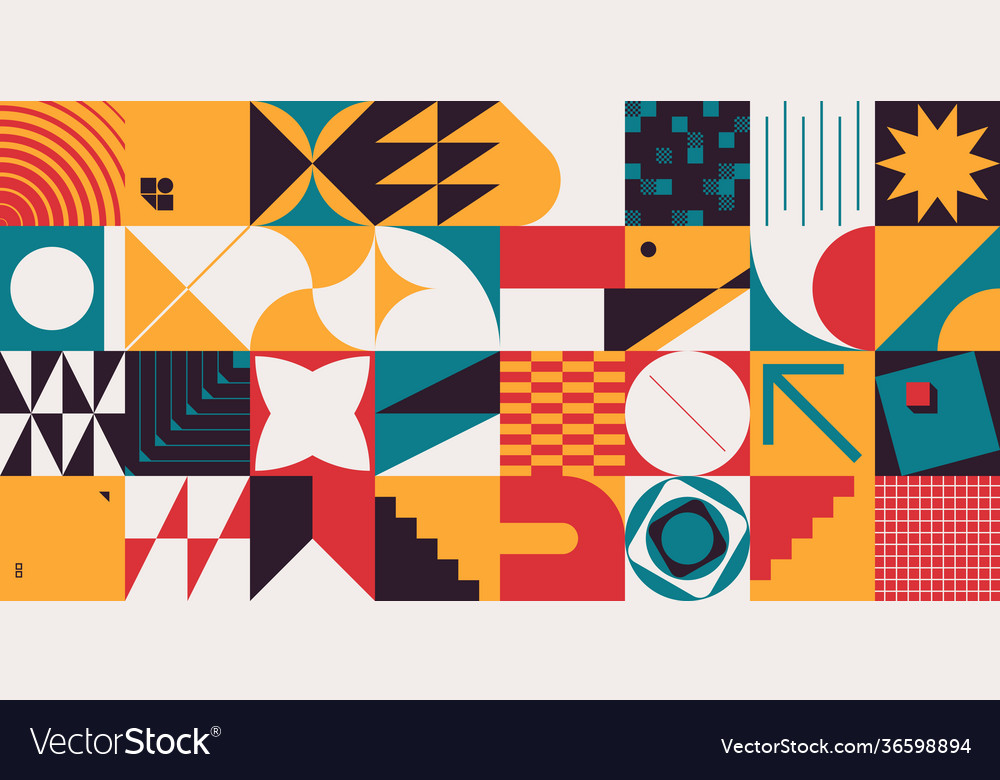 Brutalism design abstract pattern