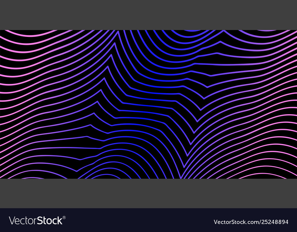 Calm color linear abstract background in line art vector image Calm color linear abstract background in line art