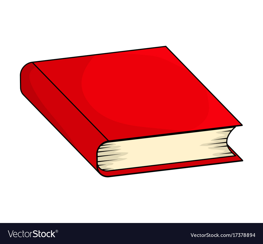 Closed book symbol icon design beautiful Vector Image