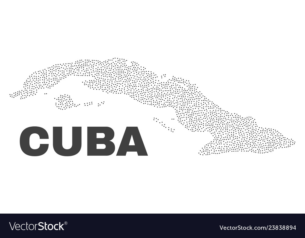 Cuba map of points