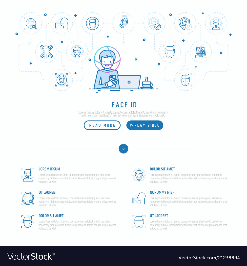 Face ID Authentication Concept