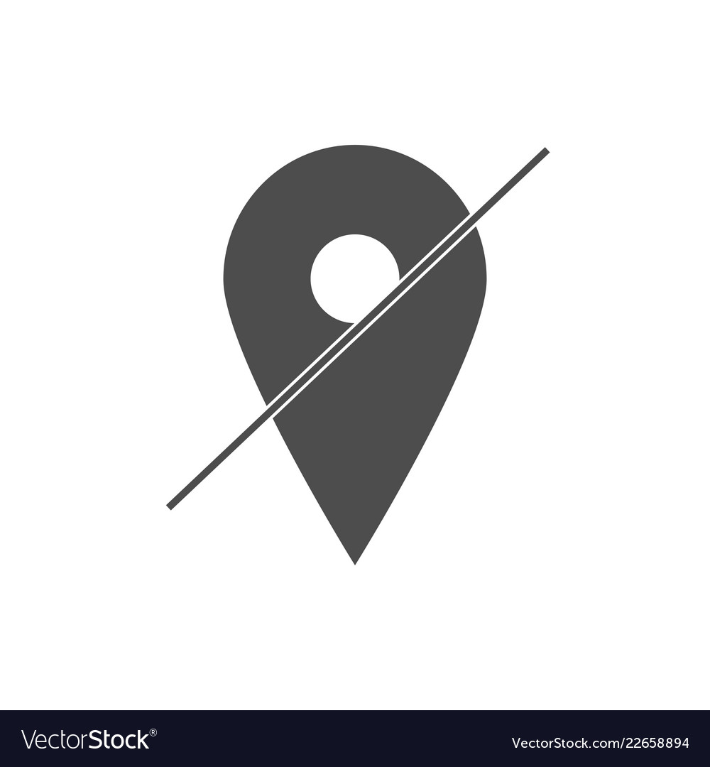 Map pointer icon location off gps