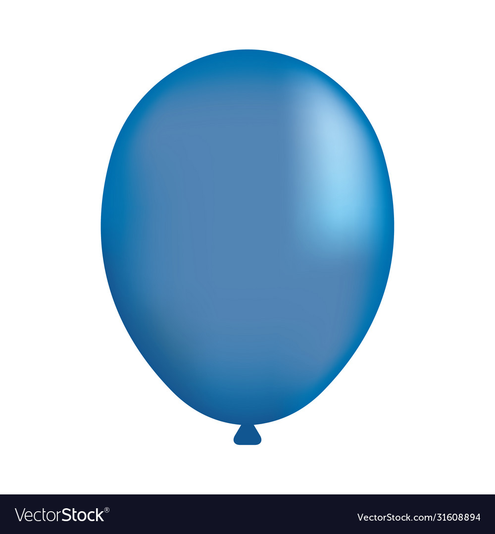 Party and celebration blue balloon design