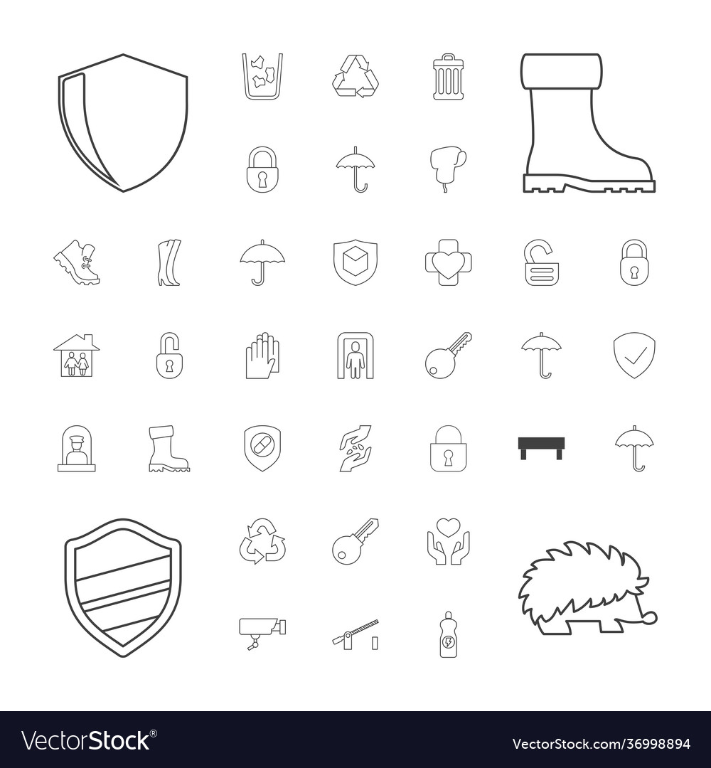 Protection icons