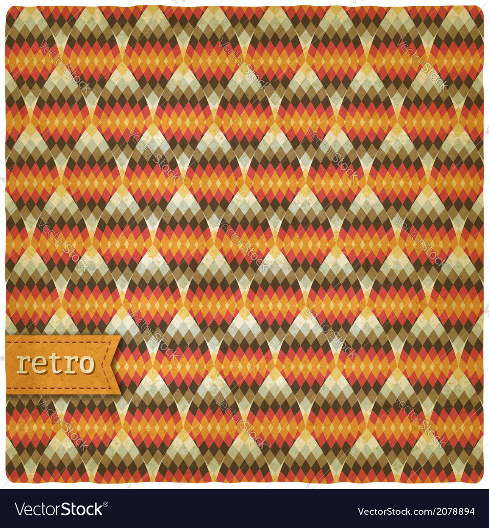 Retro seamless pattern