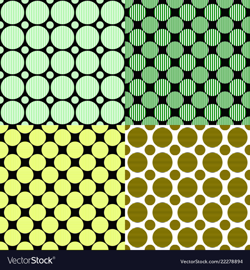 Seamless abstract circle pattern design