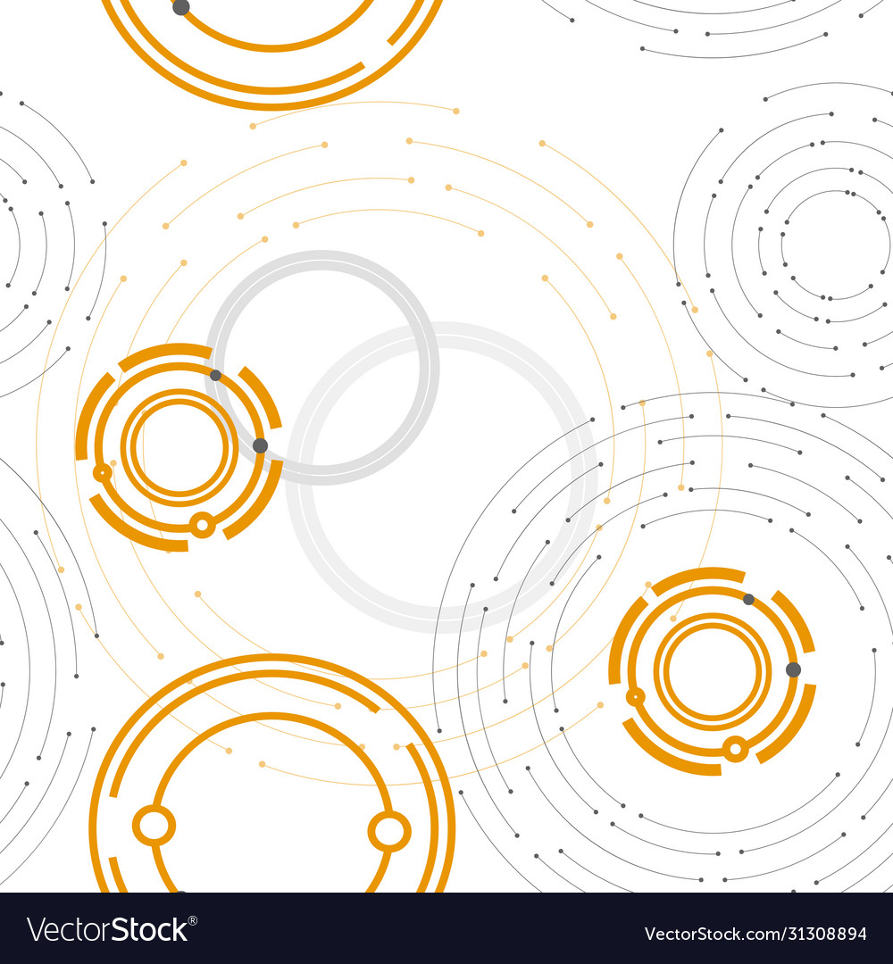 Seamless geometric pattern with connected lines vector image Seamless geometric pattern with connected lines