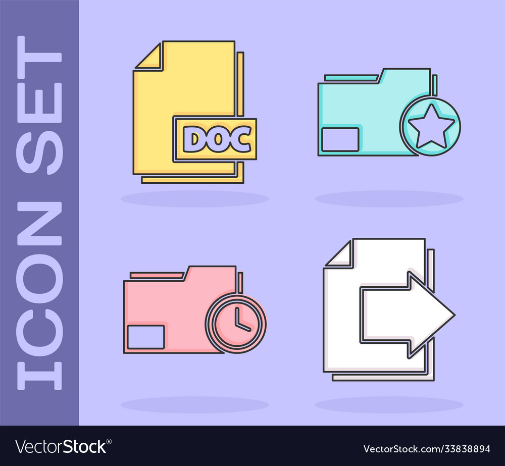 Set next page arrow doc file document vector image Set next page arrow doc file document