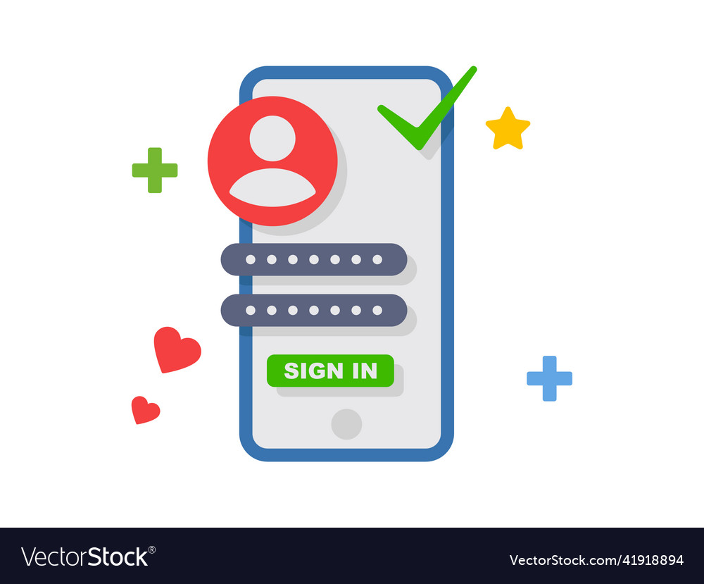 Smartphone with face recognition application