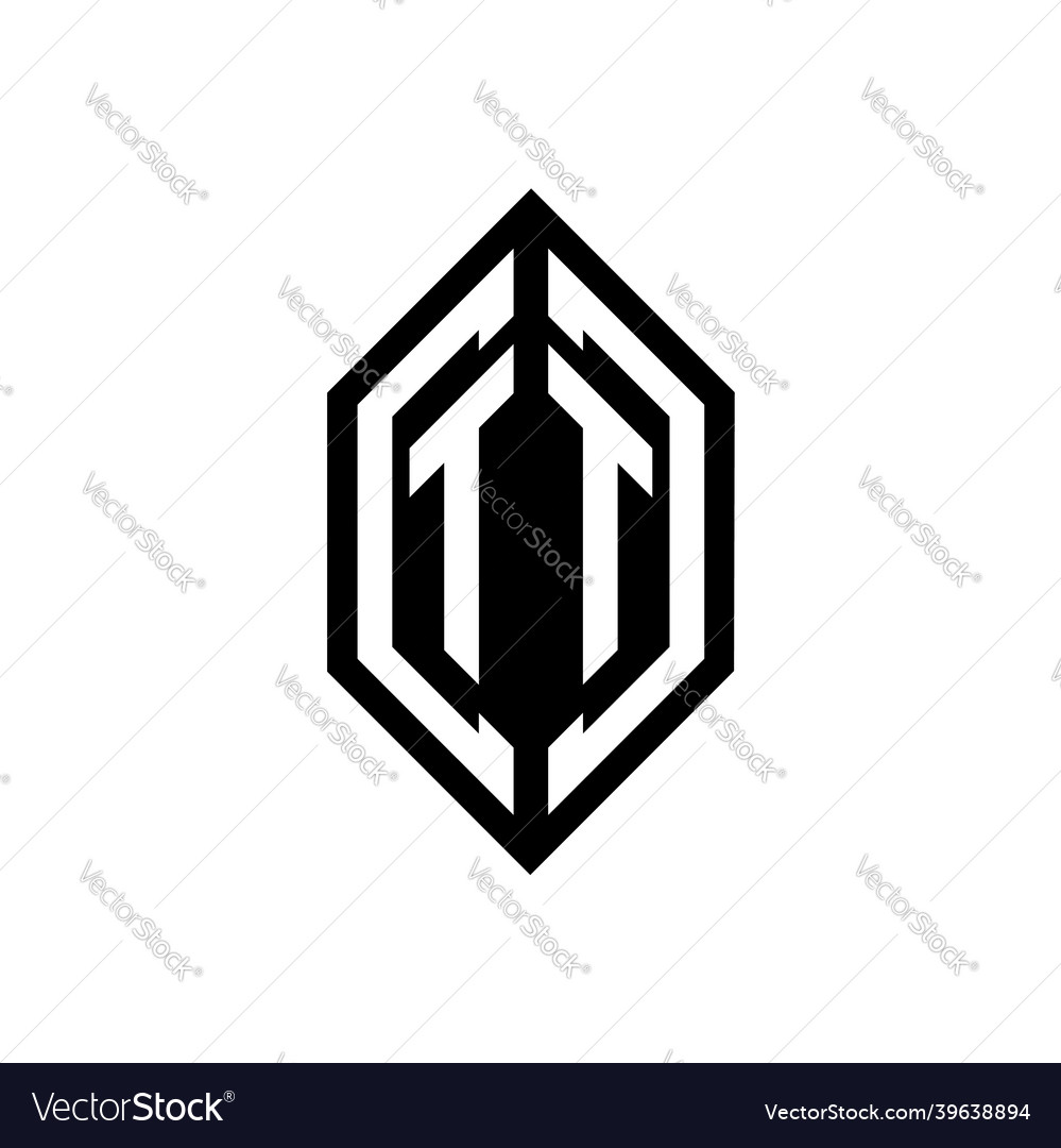 Tt logo monogram design template