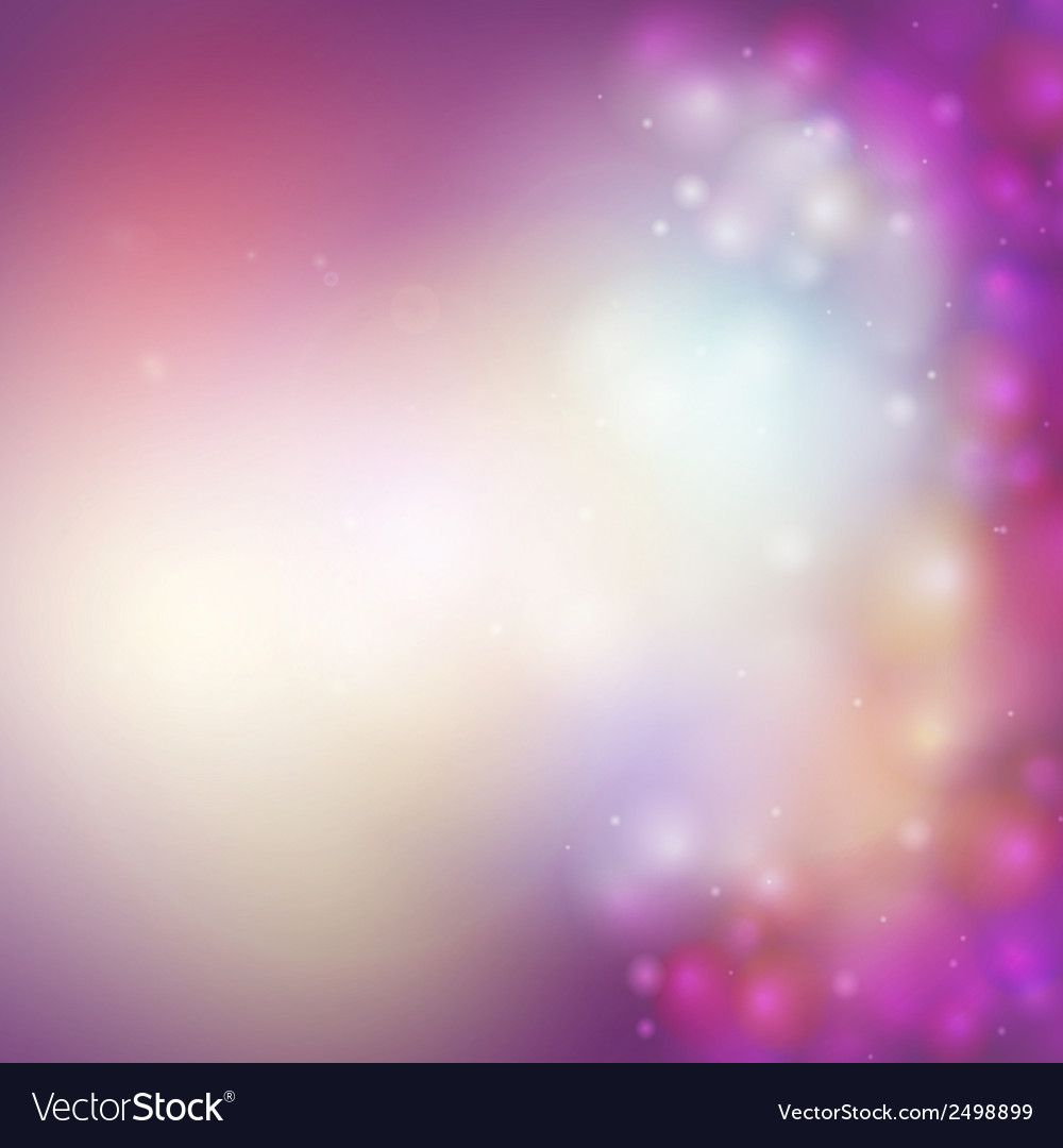 Abstract multicolored defocused lights background Vector Image