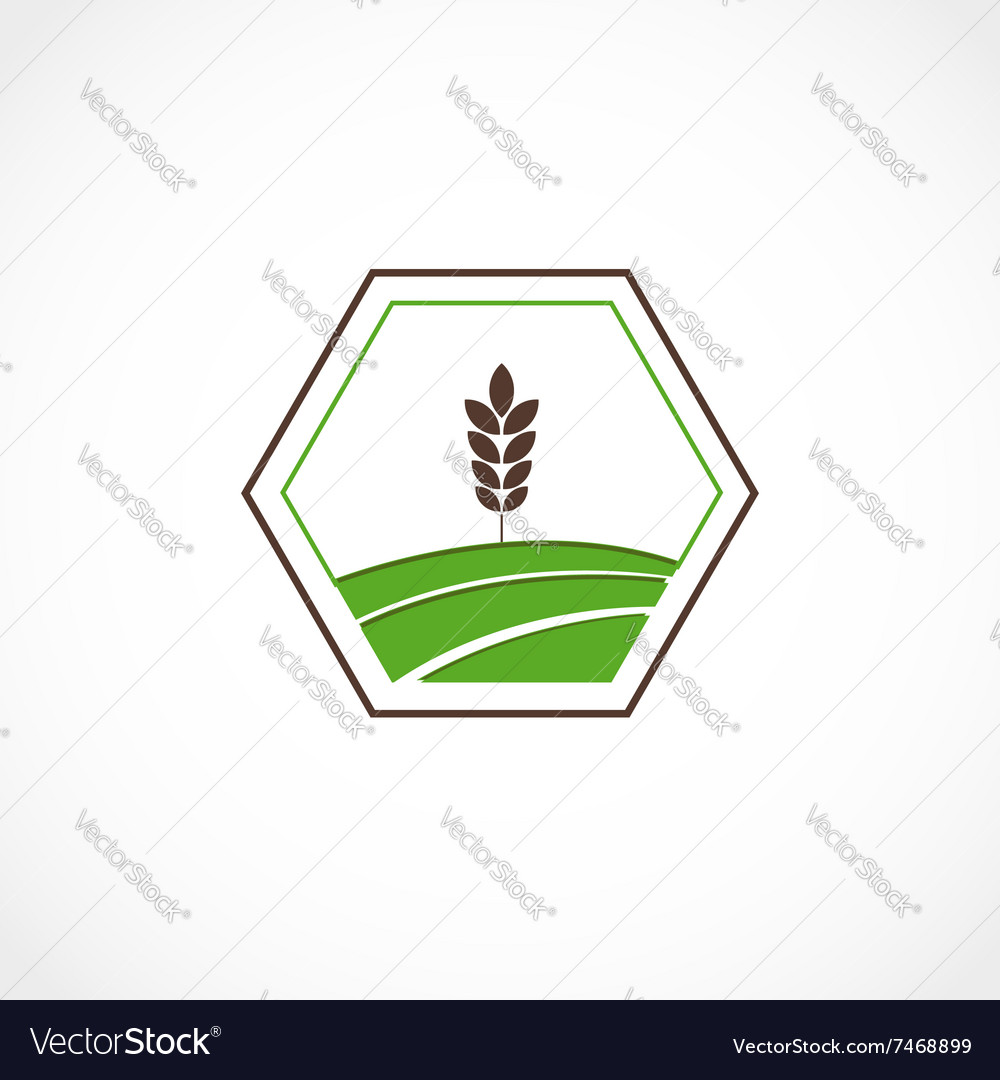 Agro icon royalty free vector image vectorstock