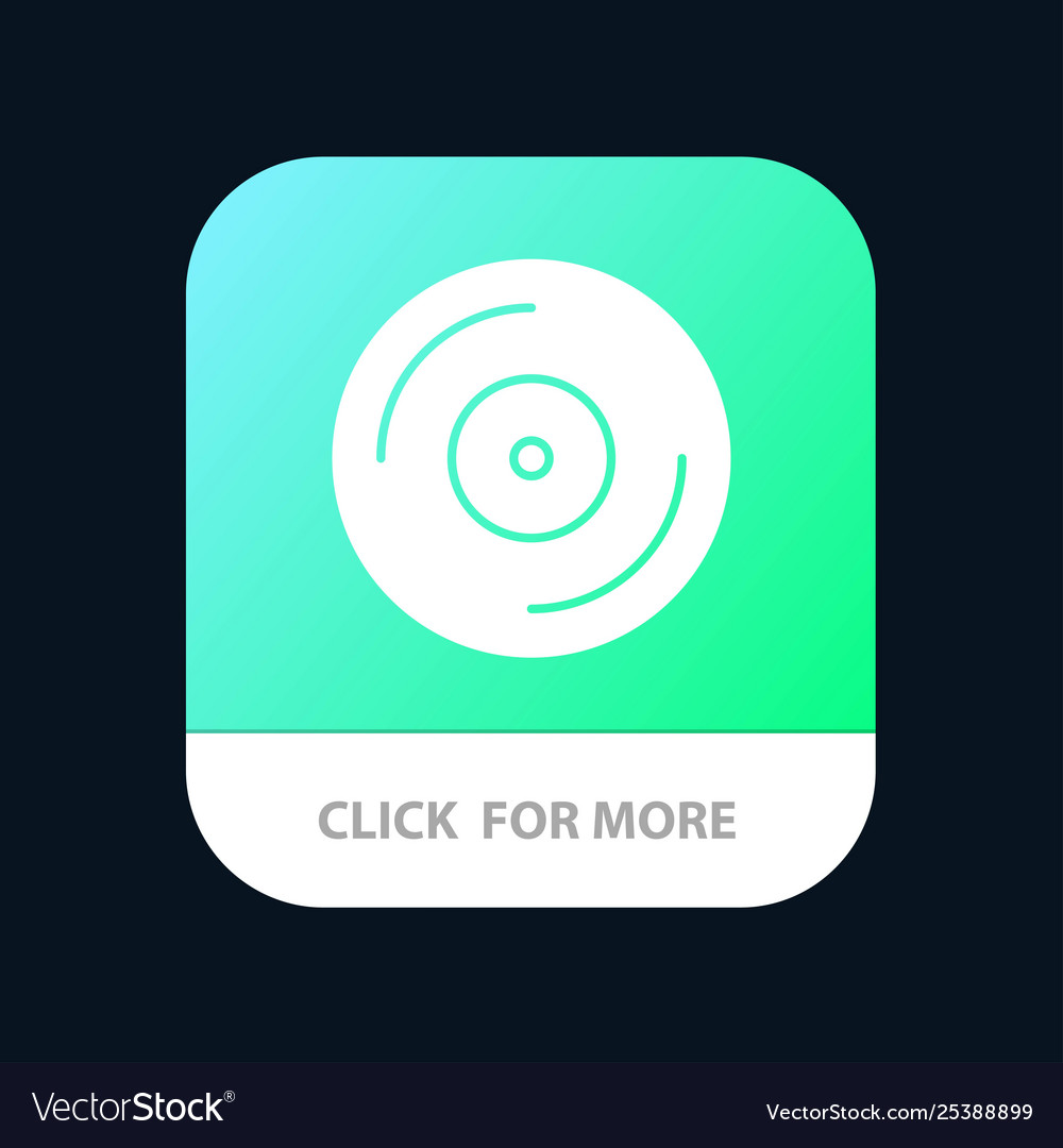 Cd dvd studio mobile app button android and ios