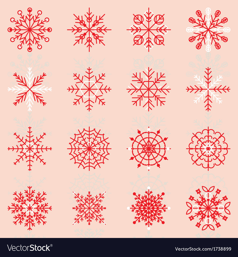 Create snowflake icons with reflect