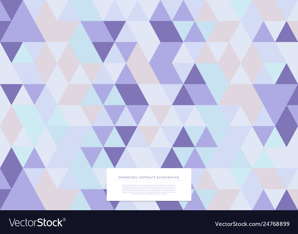 Geometric abstract pattern collection triangular vector image Geometric abstract pattern collection triangular