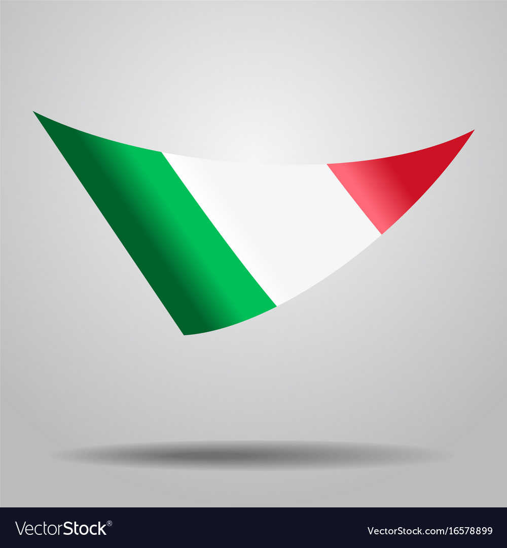 Italian flag background Royalty Free Vector Image