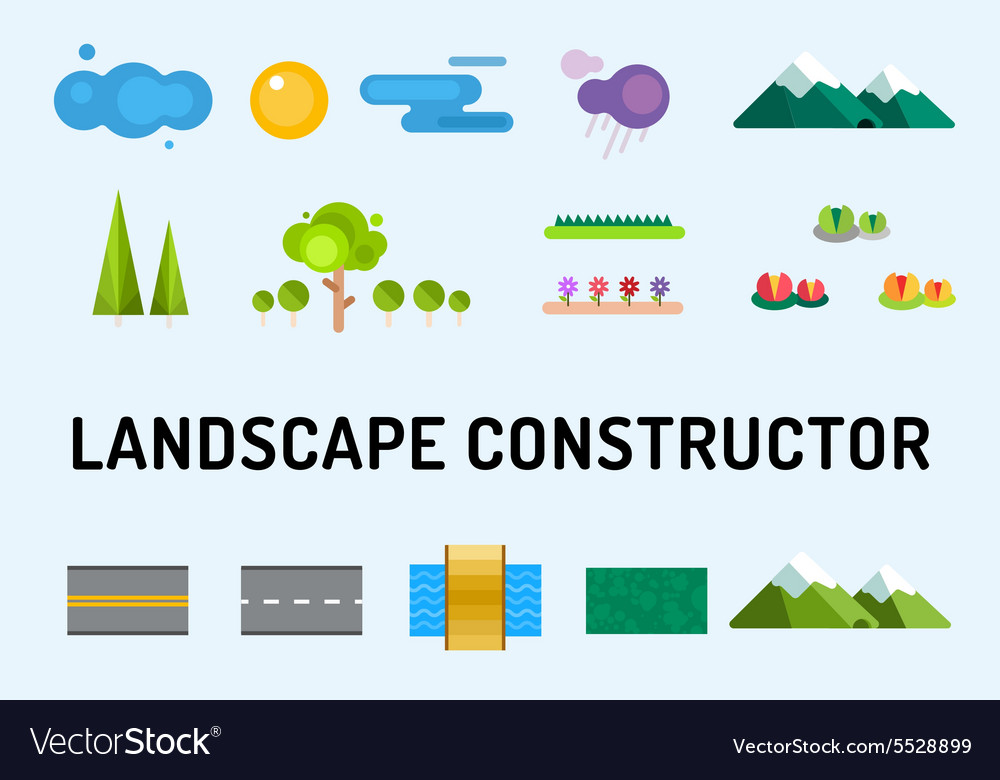 Landscape Constructor Icons