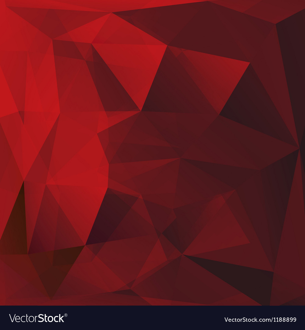 Red Geometric Triangle Pattern