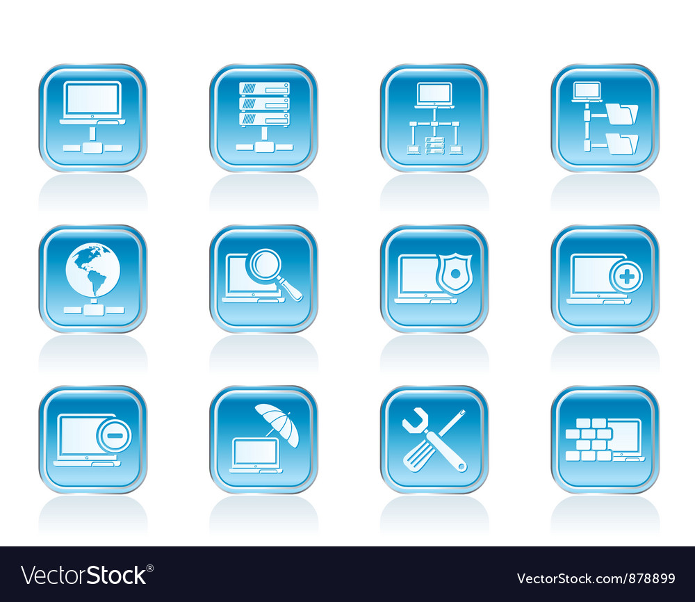 Server and hosting icons