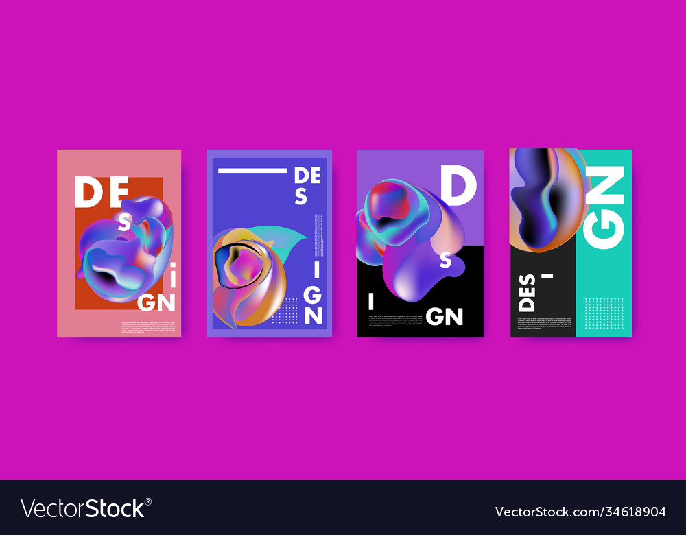 Abstract colorful liquid and fluid pattern
