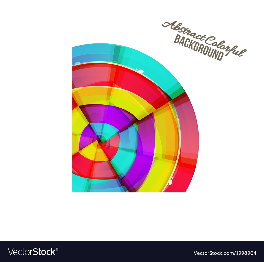 Abstract colorful rainbow curve background design