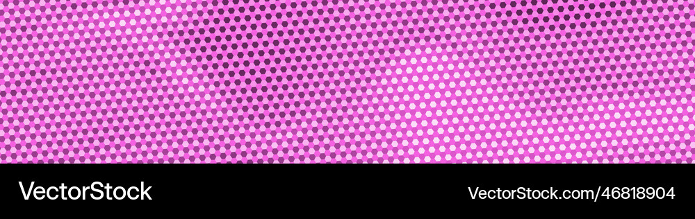 Abstract panoramic colorful halftone wide Vector Image