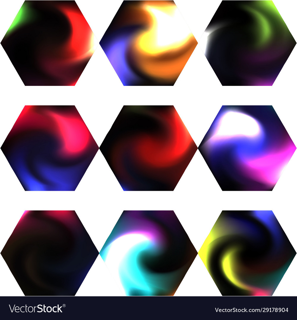 Chromatic Hexagonal Backgrounds