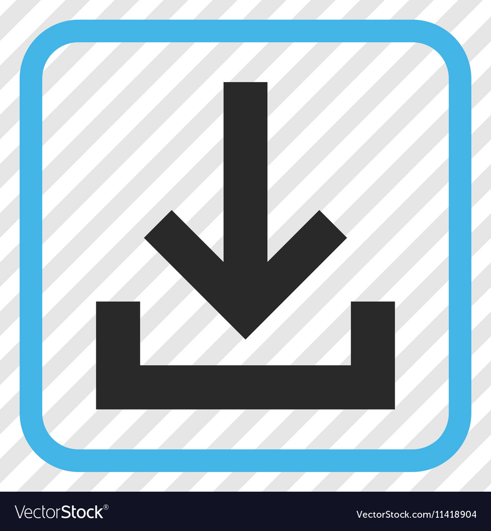 Inbox icon in a frame